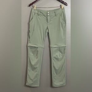 Columbia Omni-Shield Olive Green Saturday Trail II Convertible Pants Size 2